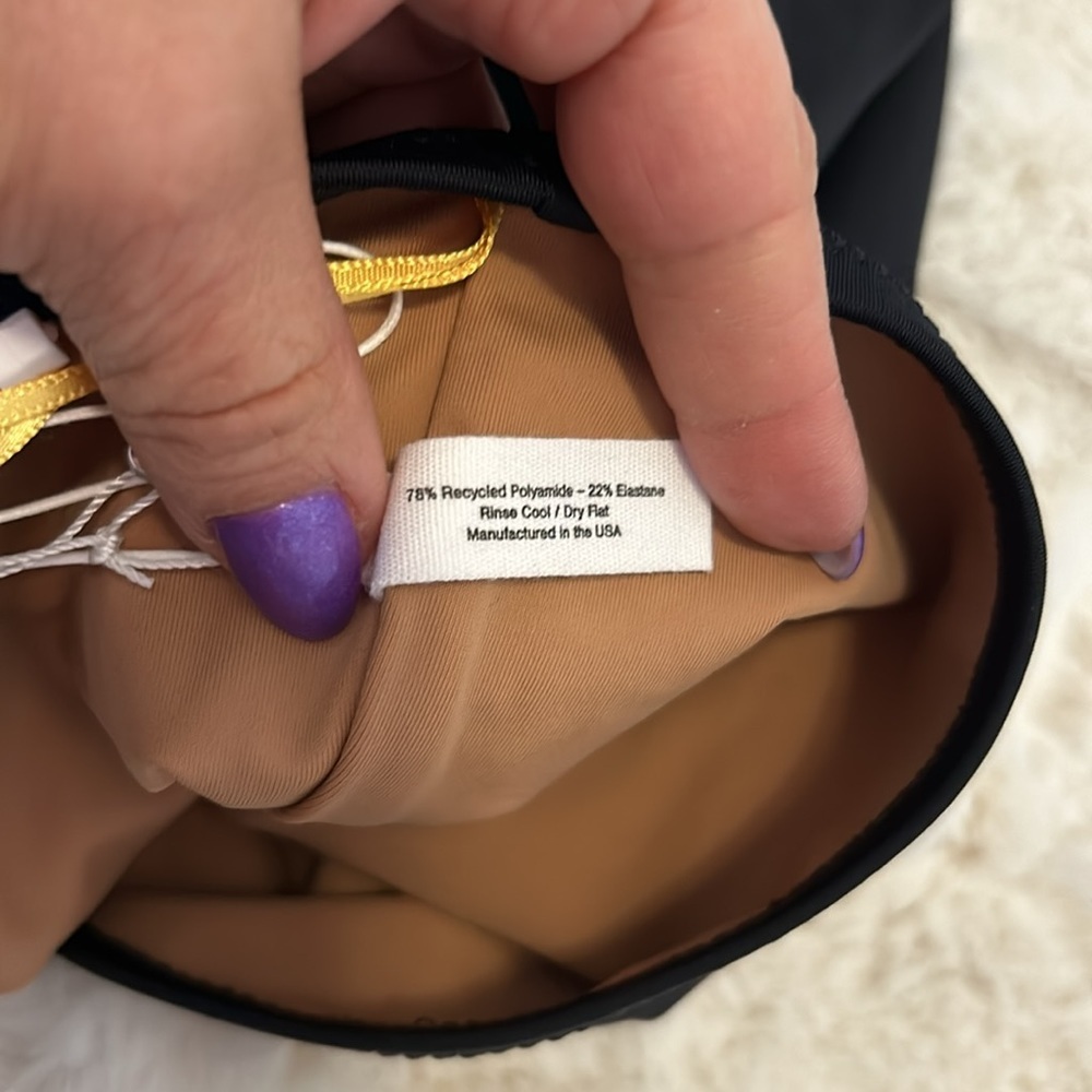 Nu Swim Paradise One Shoulder Swimsuit Black - Picture 13 of 14